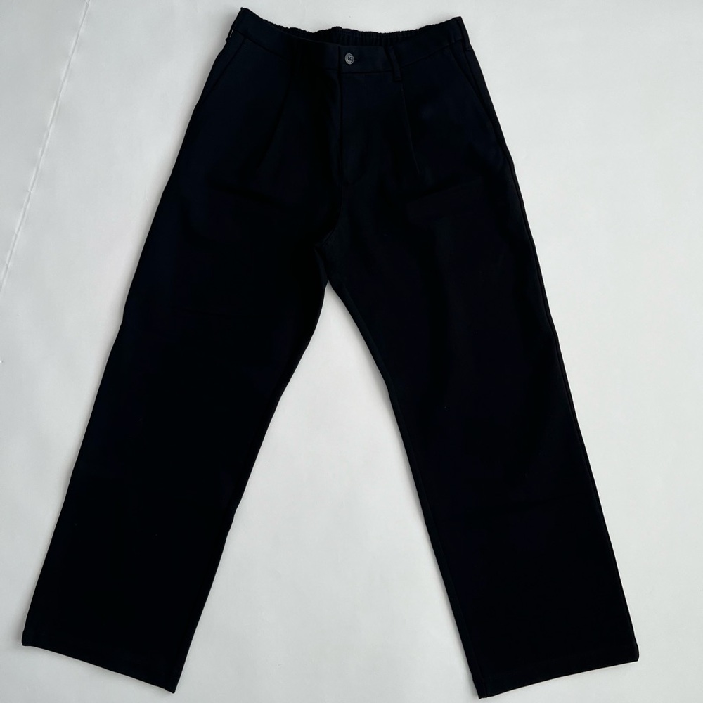 Gap Men's 90’s Loose Pleated Black Heavyweight Trousers